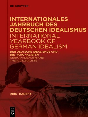 cover image of Der deutsche Idealismus und die Rationalisten / German Idealism and the Rationalists